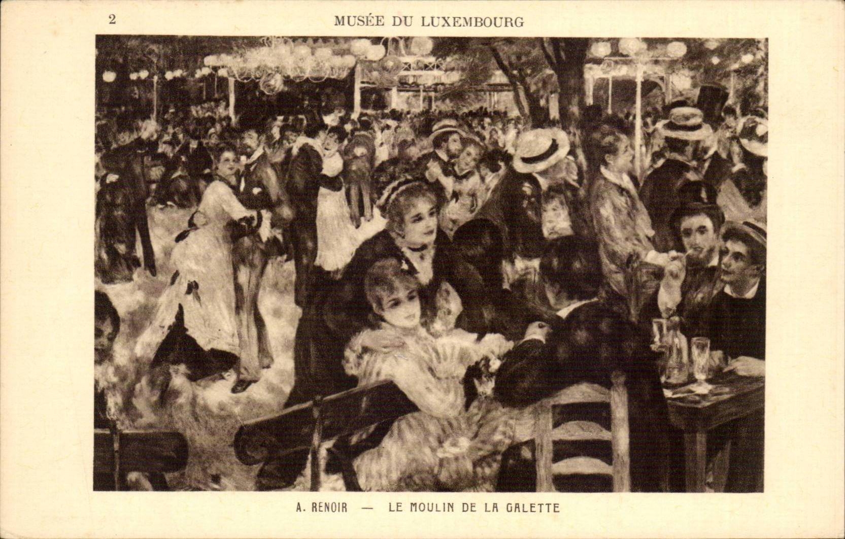 Le Moulin de la Galette — Musée du Luxembourg — A. Renoir