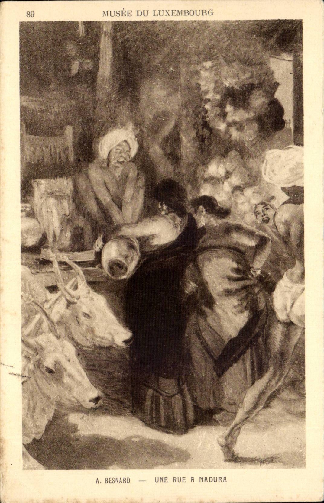 CPA Musee du Luxembourg Paris A Besnard Une rue a MAdura