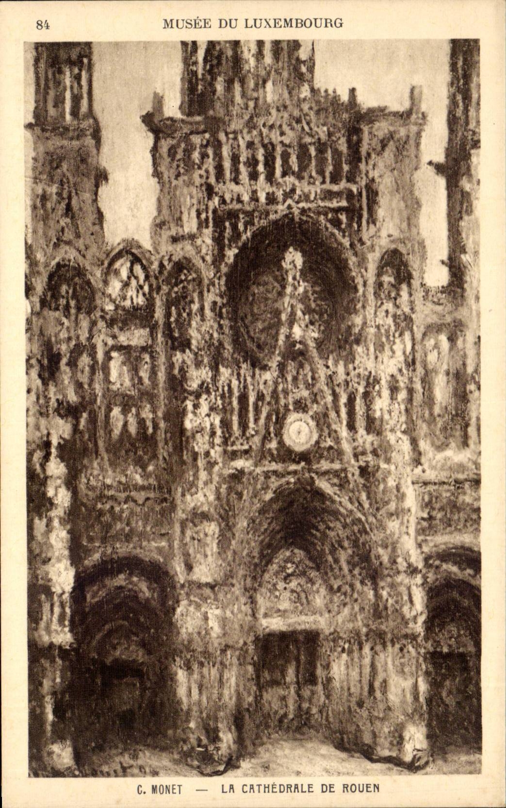 CPA Musee du Luxembourg Paris Monet La cathedrale de Rouen