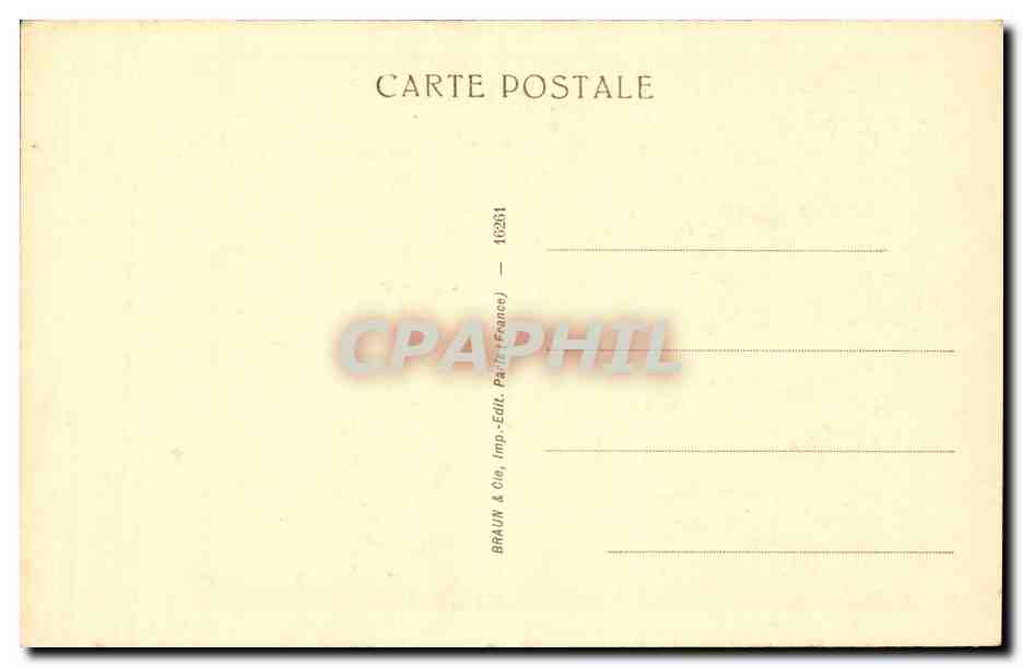 CPA Philippe de Champagne Blaise Pascal — Verso