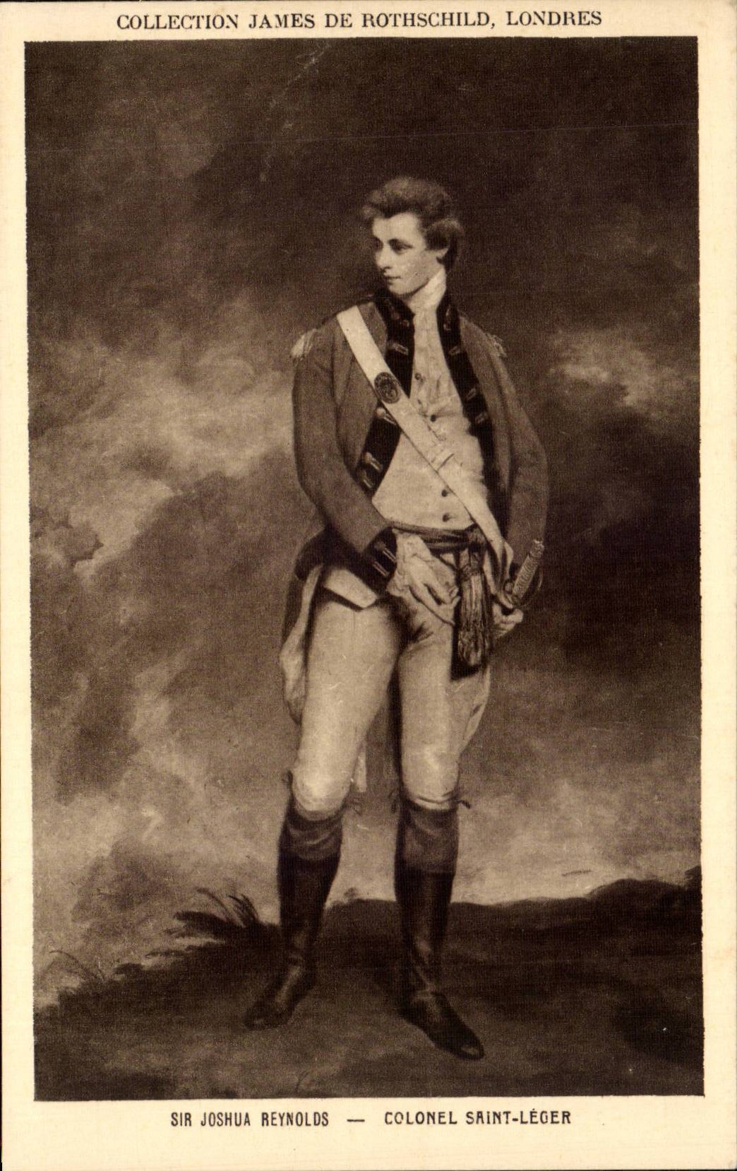 CPA Collection James de Rothschild Londres Sir Joshua Reynolds Colonel Saint Leger