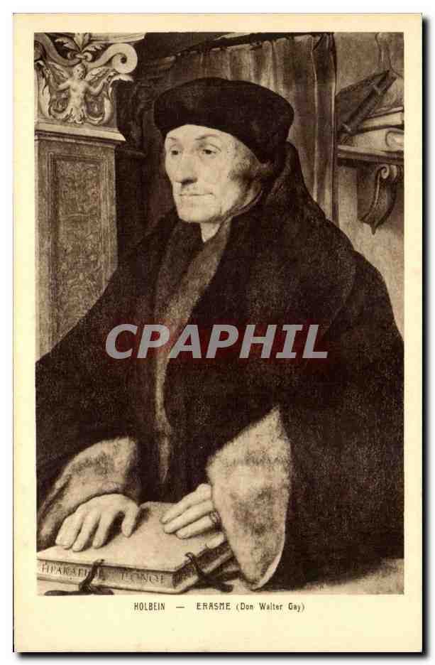 CPA Holbein Erasme Don Walter Gay