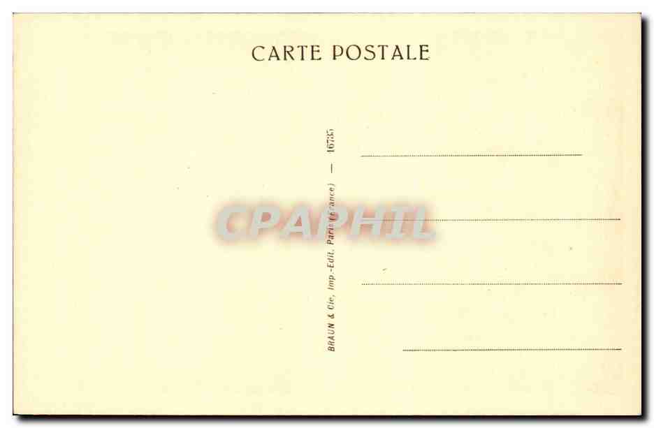 CPA Holbein Erasme Don Walter Gay — Rückseite