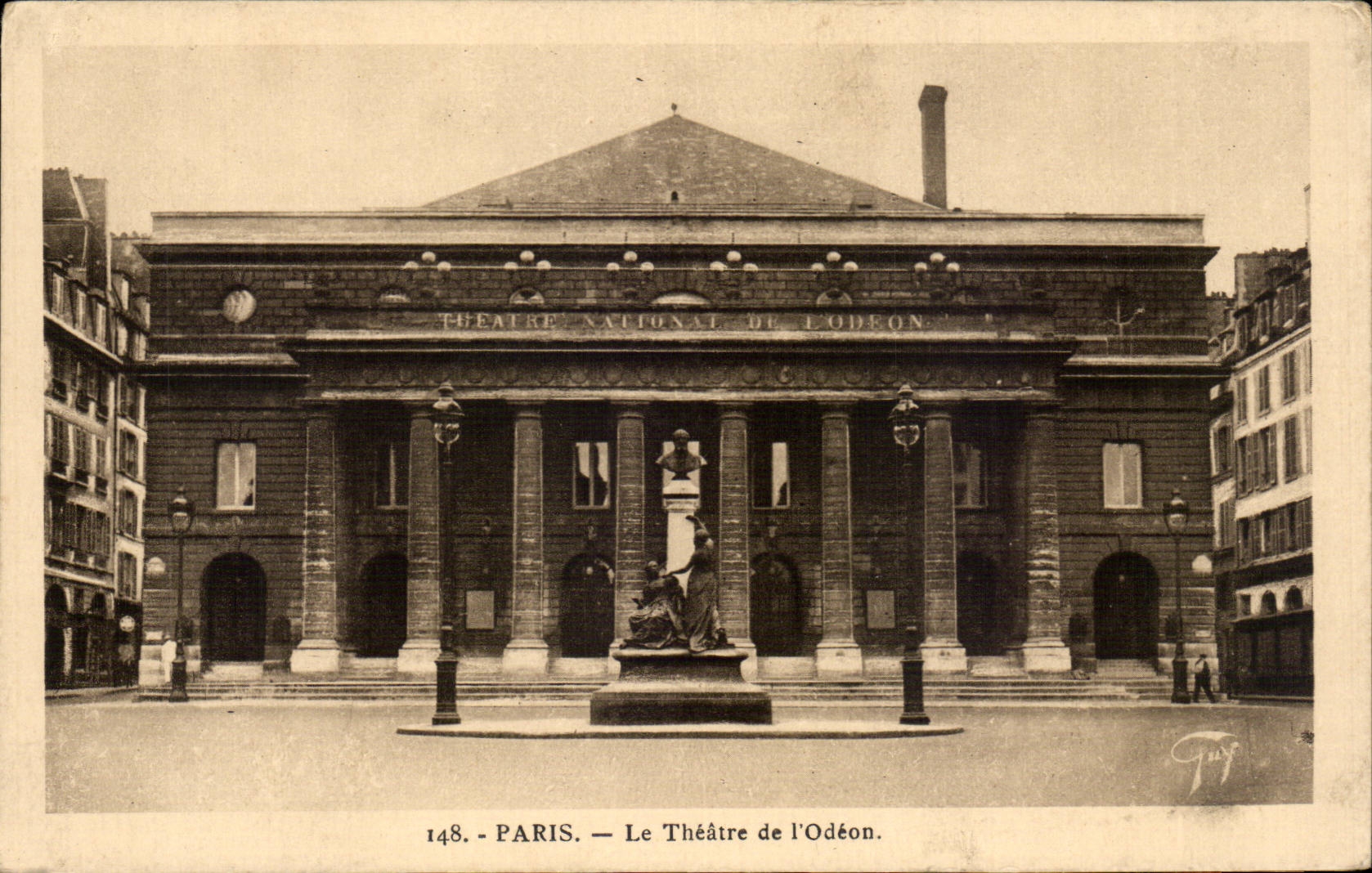 Paris CPA Le theatre de l'odeon