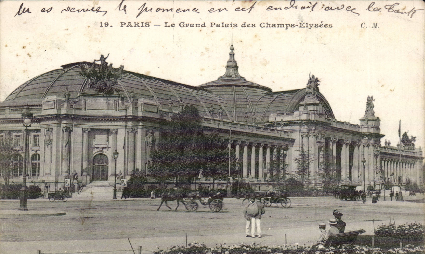 Paris CPA Le grand palais des Champs Elysees