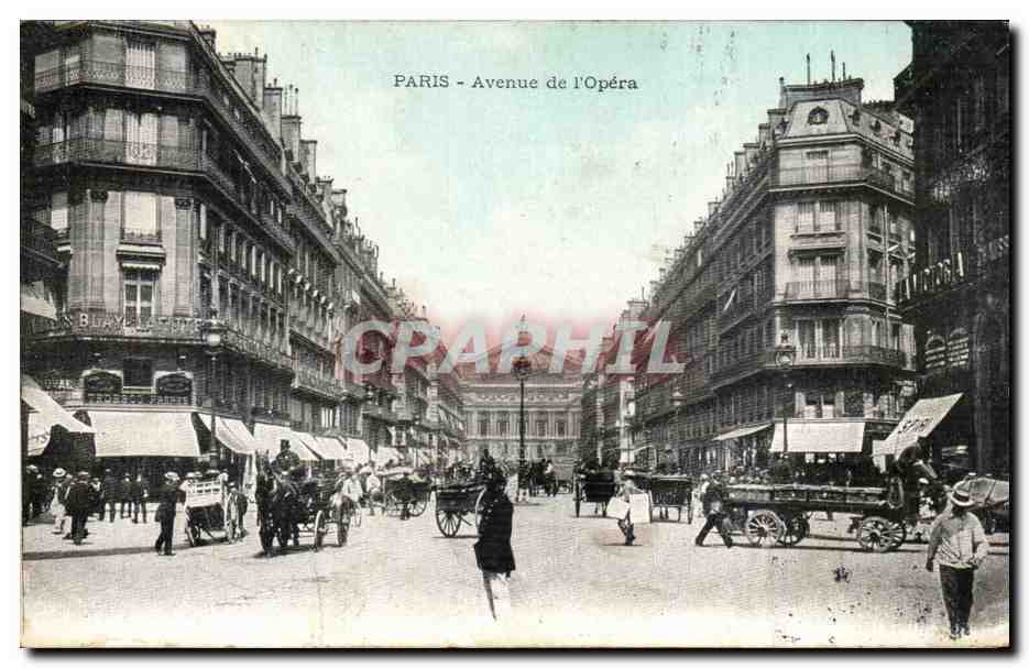 Paris CPA Avenue de l'opera