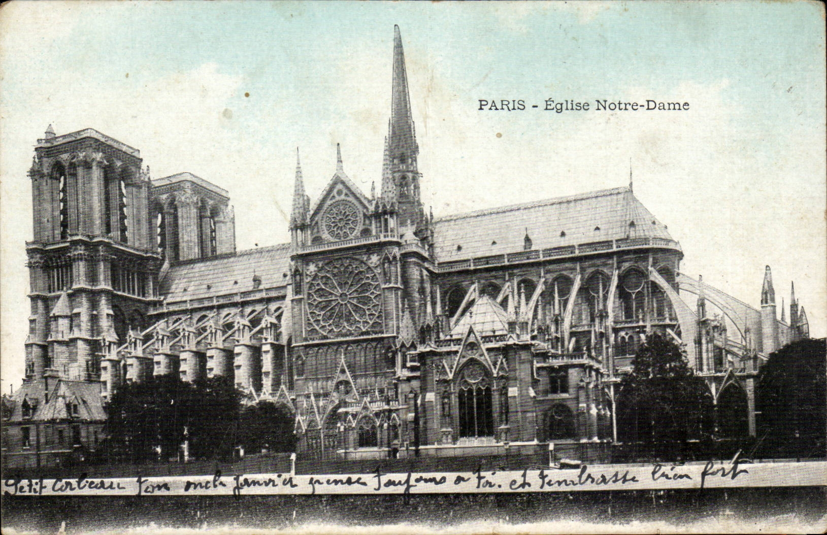 Paris CPA Eglise Notre DAme