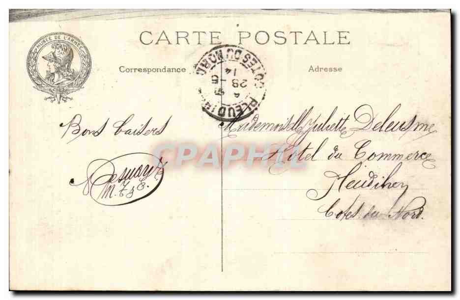 Paris CPA Invalides Tombeau de Napoleon — Rückseite