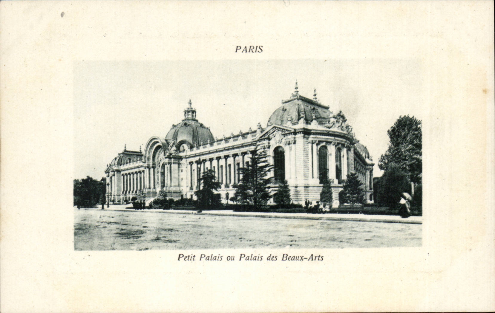 Paris CPA Petit palais ou palais des Beaux Arts