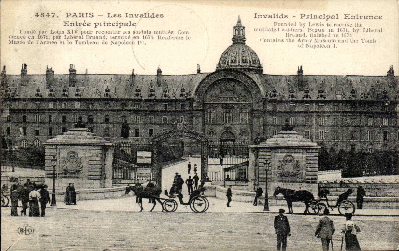 Paris CPA Les Invalides Entree principale