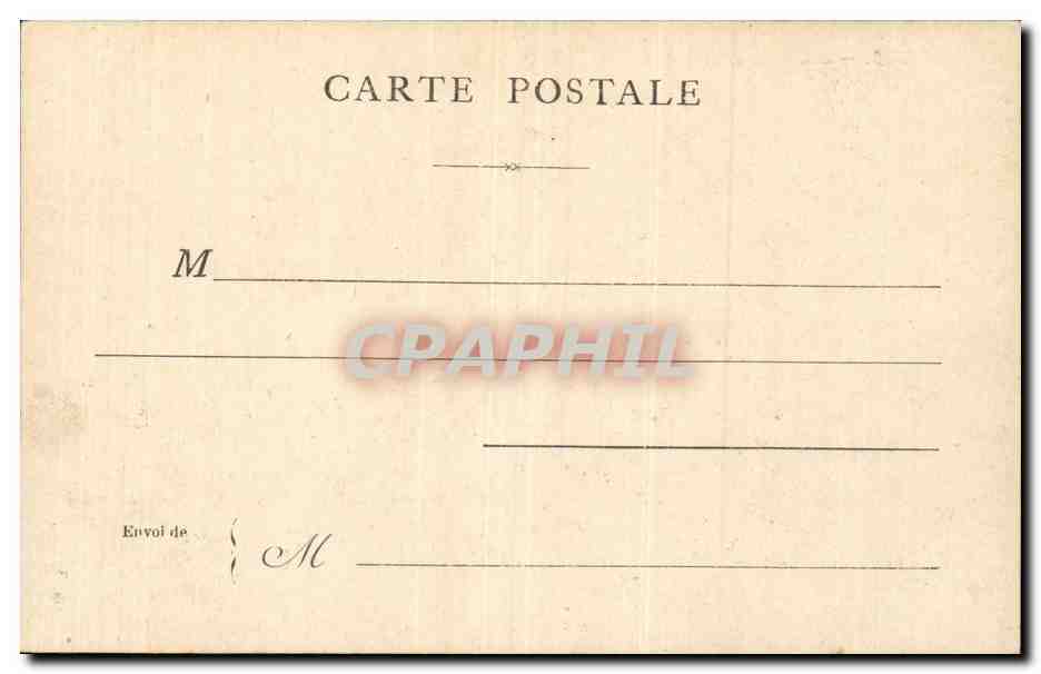Paris CPA Colonne Vendome — Rückseite