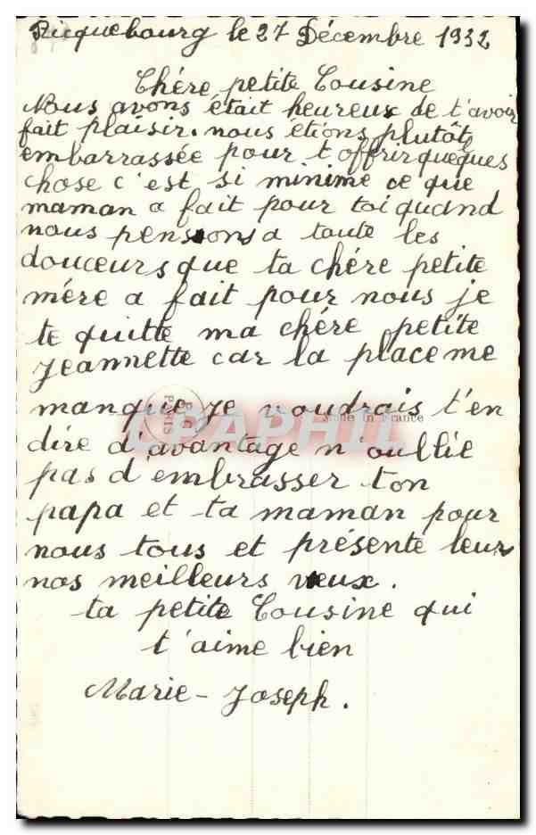 CPA Fantaisie Enfant Bonne annee — Rückseite