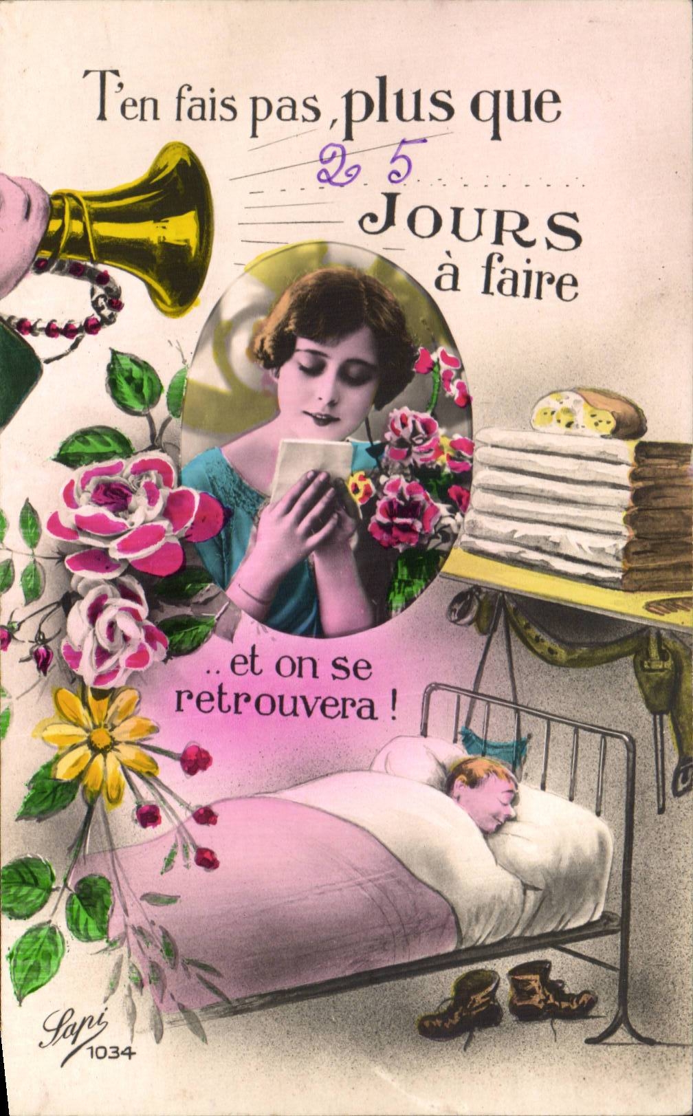 CPA Fantaisie Femme 