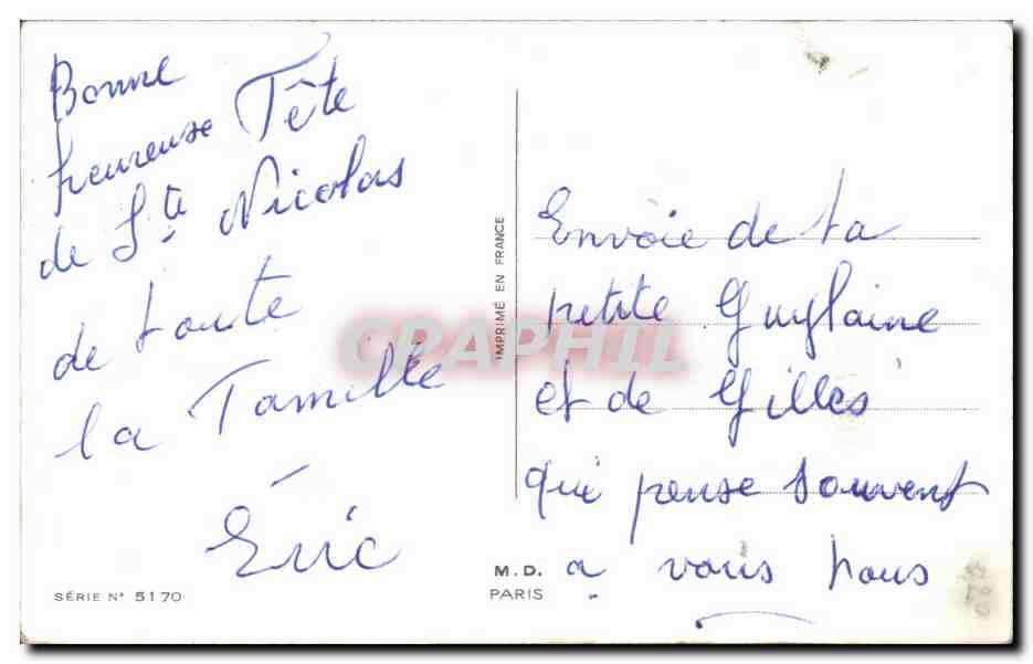 CPA Fantaisie Enfant  — Verso