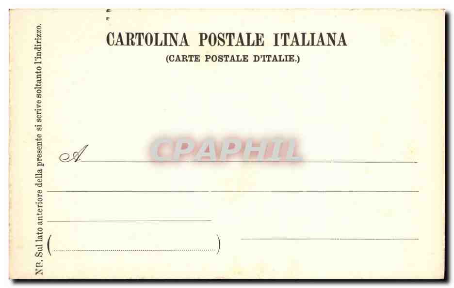 CPA Italie Italia Roma Accademia di Belle Arti detta du S Luca Santa Cecilia die suomo l'organo  — Verso