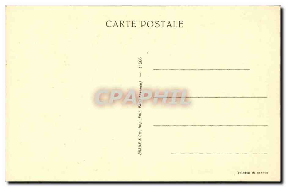 CPA Paris Musee du Louvre Raphael santi Portrait de jeuen homme — Verso