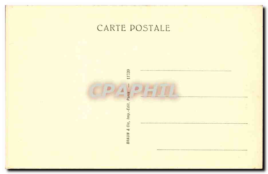 CPA Paris Musee du Louvre de Zurbaran Funerailles d'un eveque — Verso