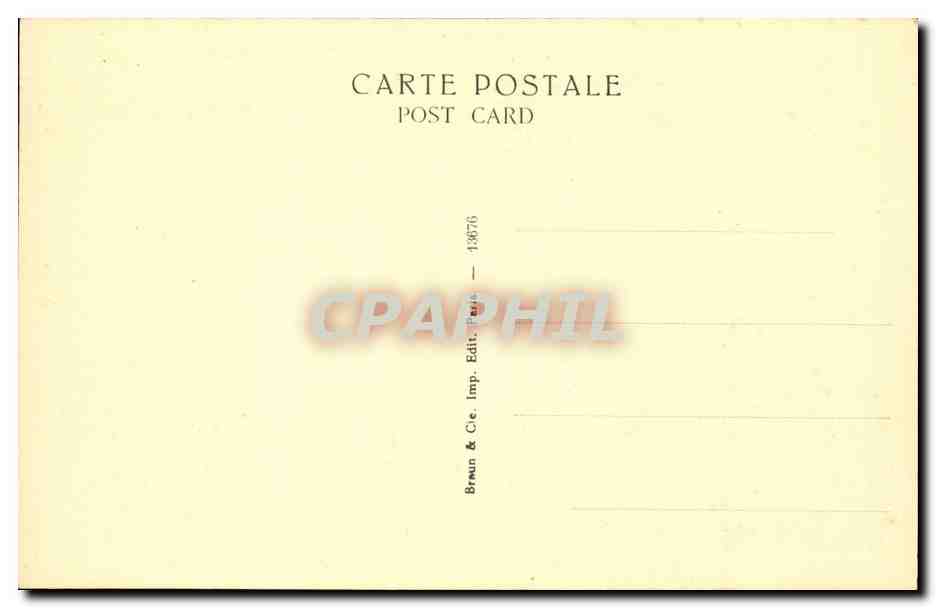 CPA Versailles Robert Jardins de Versailles  — Verso