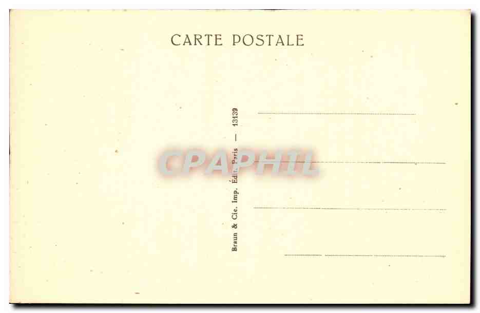 CPA Paris Musee du Louvre Corot La Catalpa  — Verso