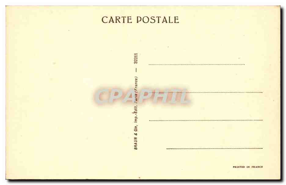 CPA Musee de montpellier Zubaran Sainte Agathe — Verso