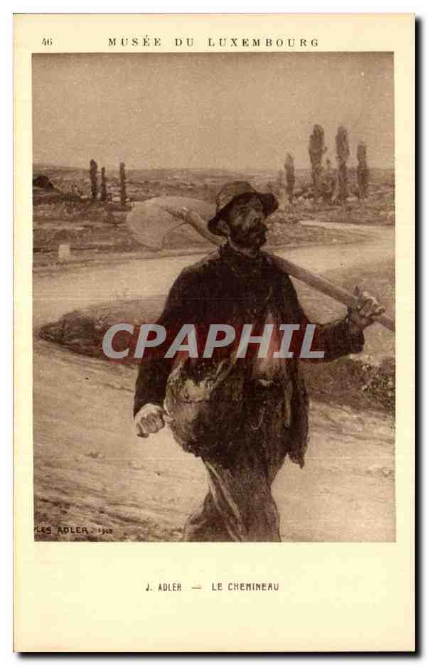 CPA Paris Musee du Luxembourg Adler Le chemineau