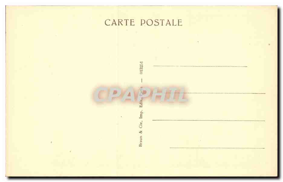 CPA Paris Musee du Luxembourg Adler Le chemineau — Verso