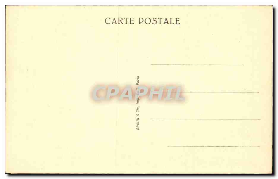 CPA Theodore Chasseriau Esther se parant pour etre presentee au roi Assuerus ( Baron Chasseriau ) — Verso