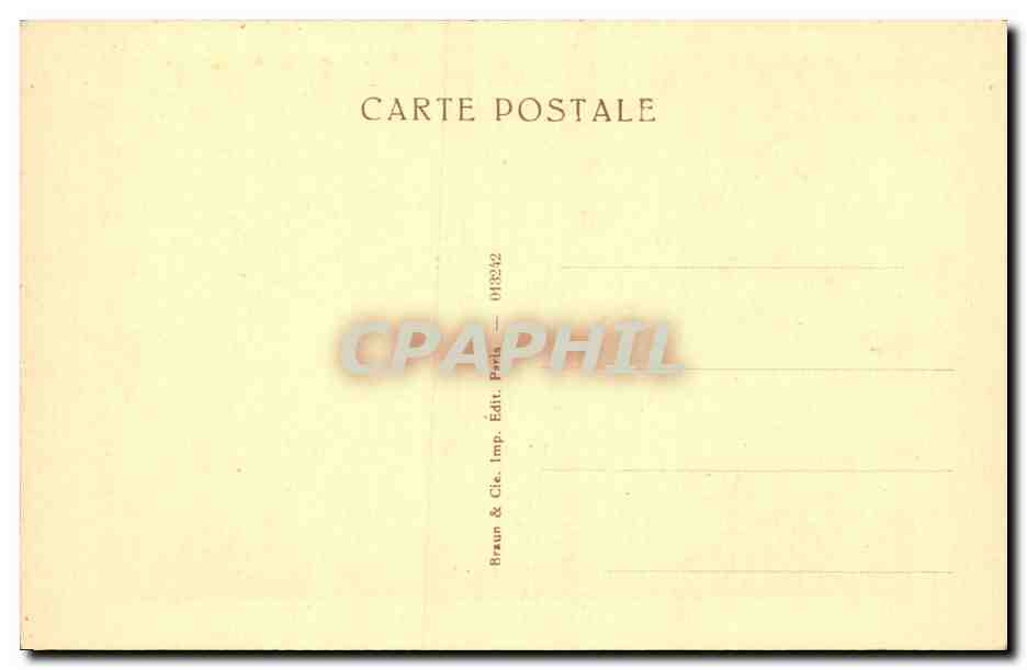 CPA Paris Musee du Luxembourg Signac Entree du port de Marseille — Verso