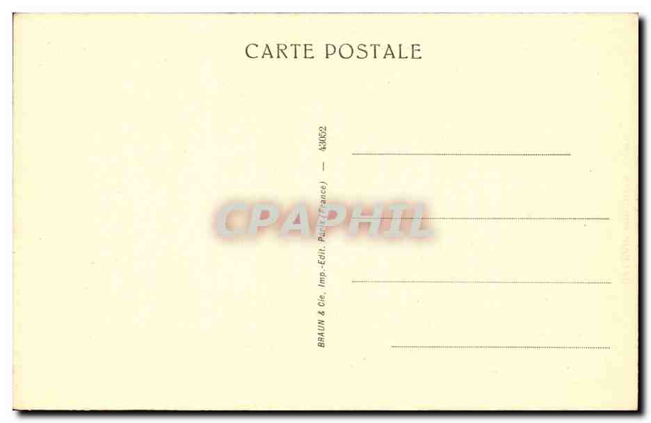 CPA Galerie Borghese Rome Antonello de Messine portrait d'homme — Verso
