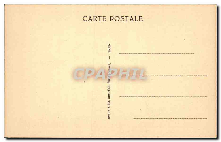 CPA Millet Jeune berger et son troupeau Moutons sheep — Verso