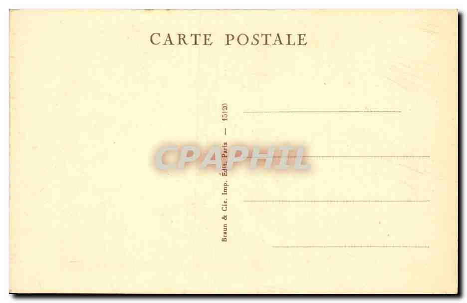 CPA Millet La baigneuse — Verso