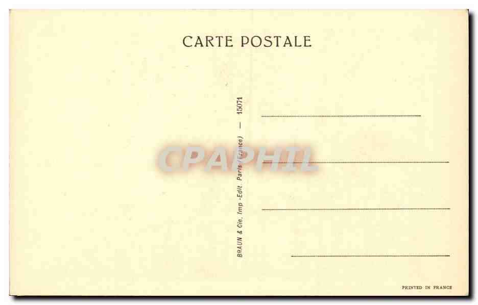 CPA Fantaisie Millet Portrait  — Verso