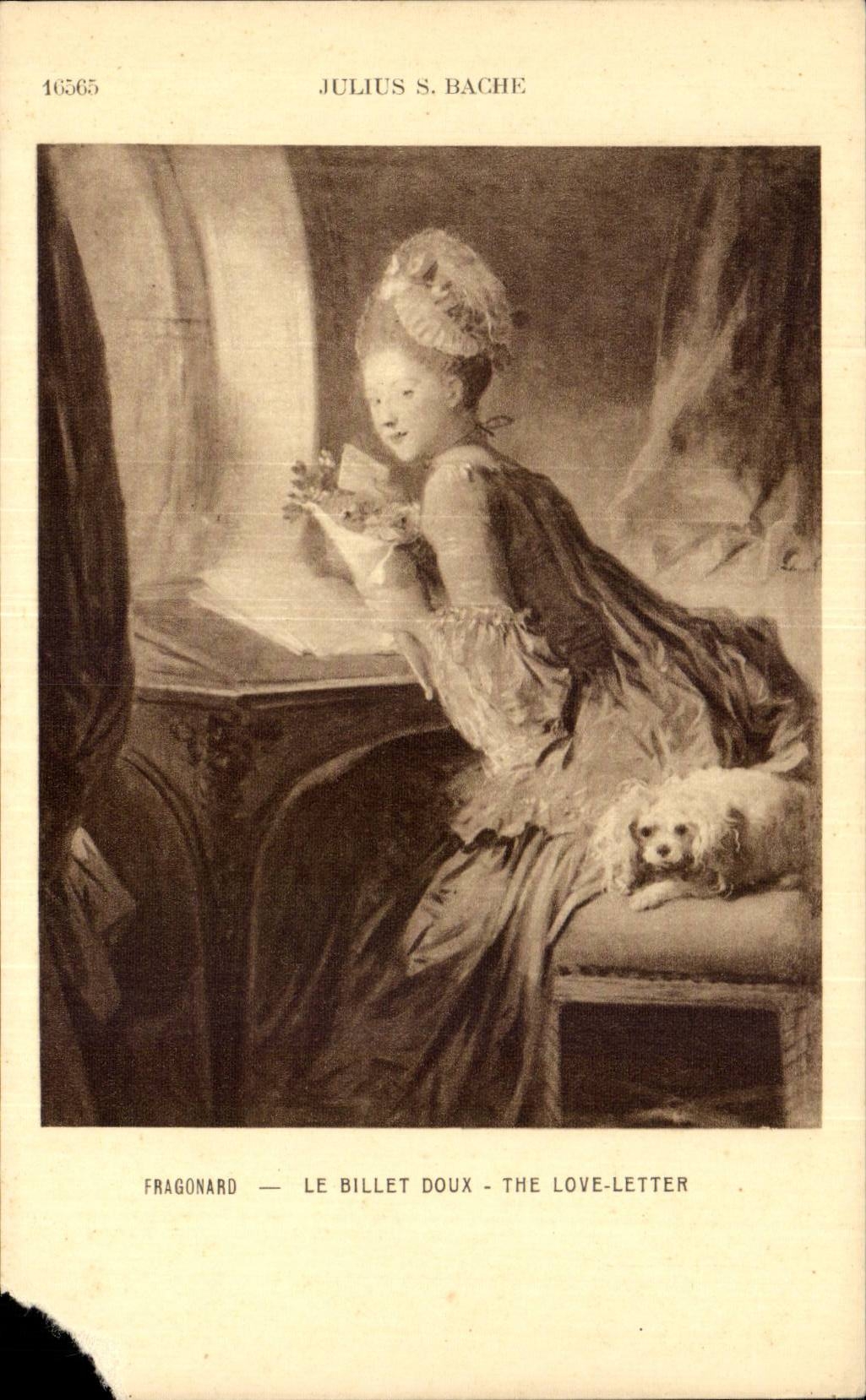 Fragonard — Le Billet Doux — The Love-Letter — Julius S. Bache — 16565