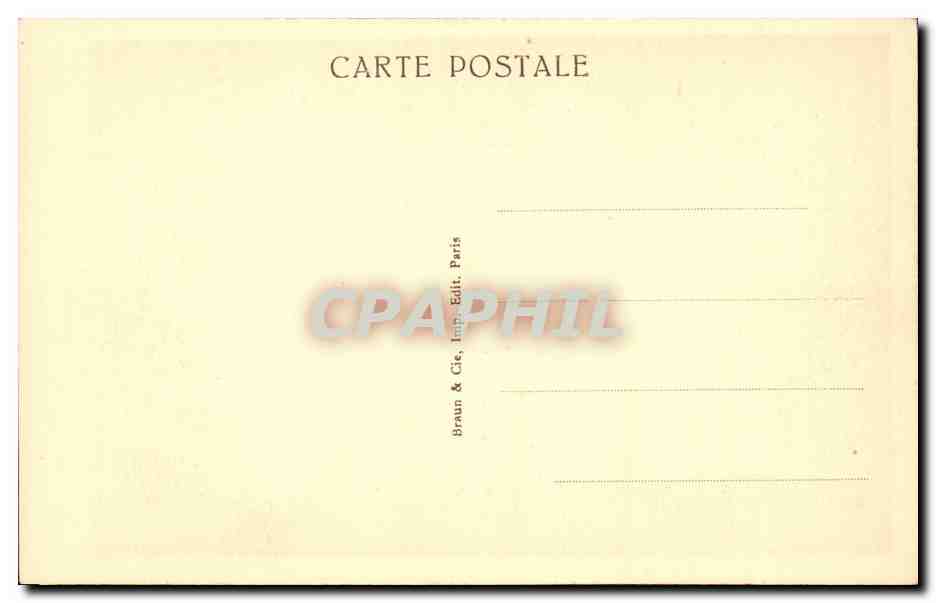 CPA Auguste Rodin — Rückseite