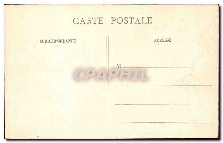 Paris CPA Jardin des Tuileries — Rückseite