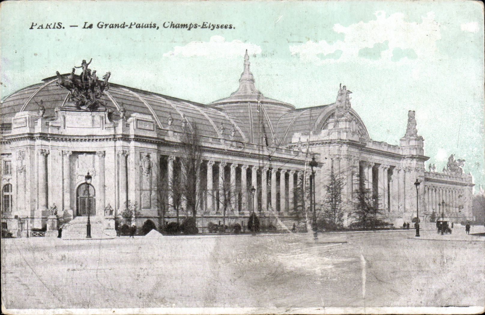 Paris CPA Le grand palais champs Elysees
