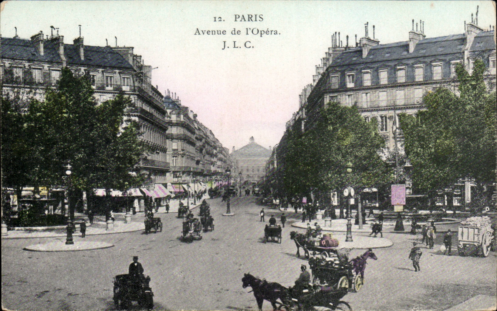 Paris CPA Avenue de l'opera
