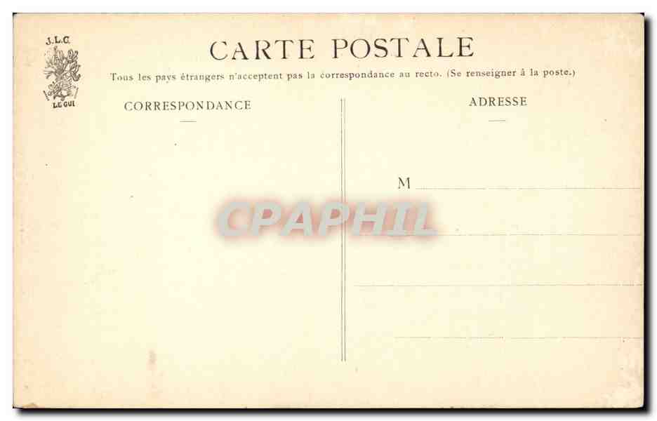 Paris CPA Avenue de l'opera — Rückseite