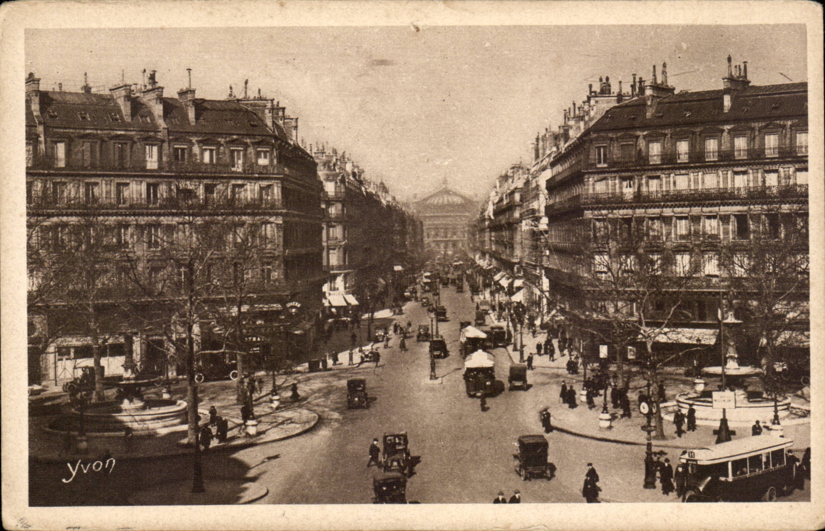 Paris CPA Avenue de l'opera