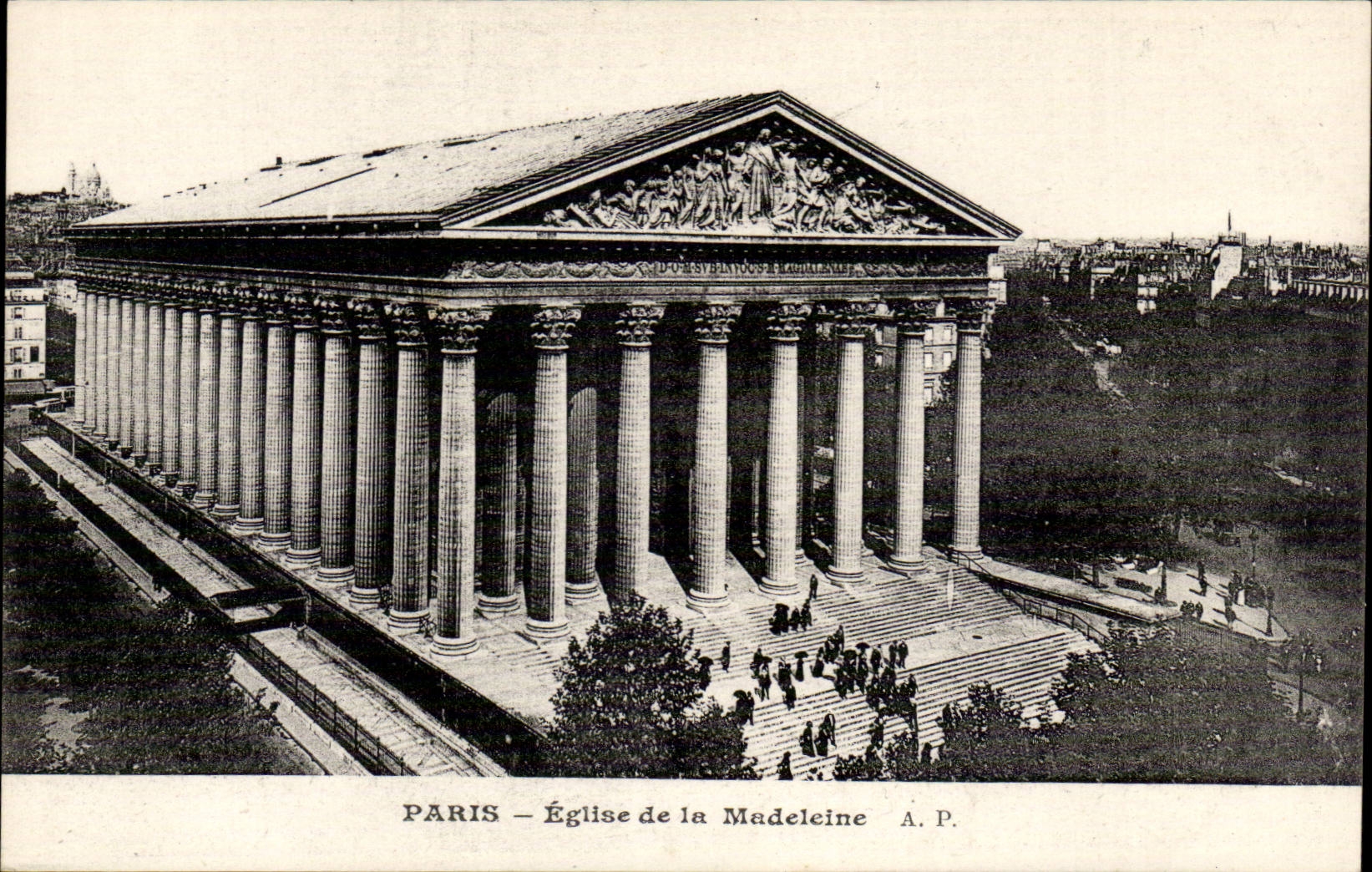 Paris CPA Eglise de la madeleine
