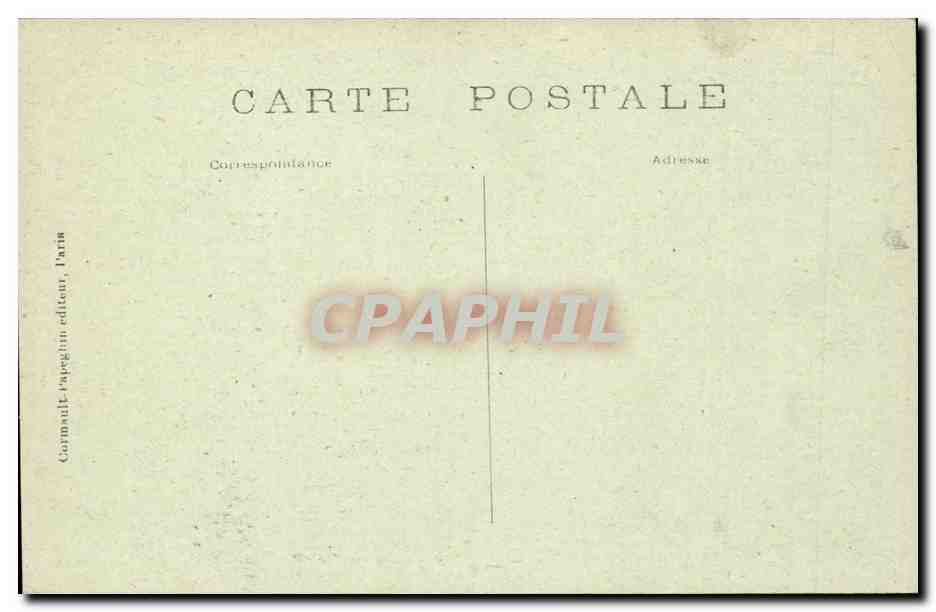Paris CPA Eglise de la madeleine — Rückseite