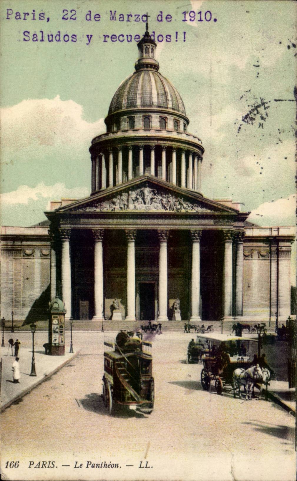 Paris CPA Le pantheon