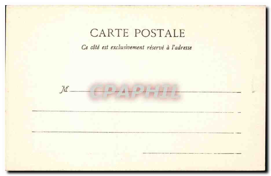 Paris CPA Mairie du 1er arrondissement Eglise St Germain l'auxerrois — Verso