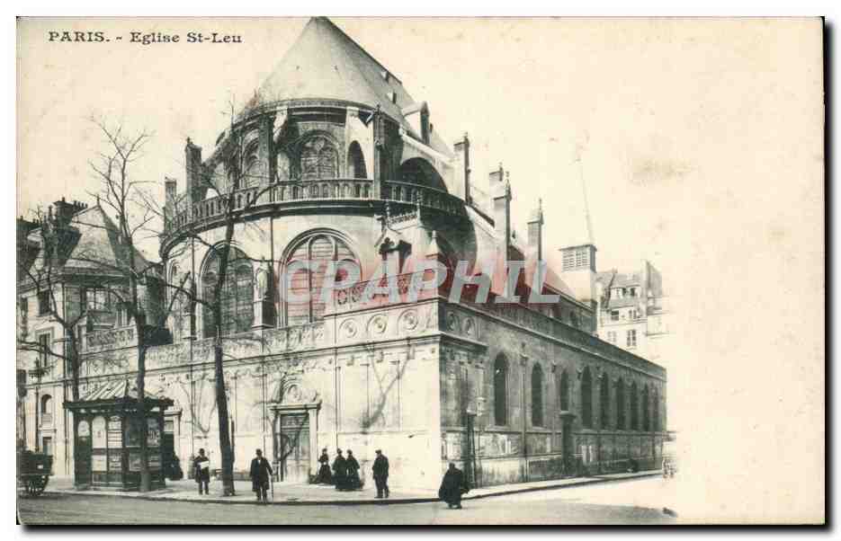 Paris CPA Eglise St leu