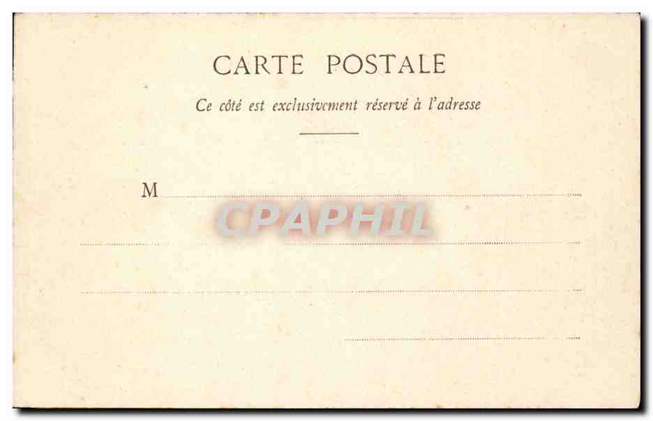 Paris CPA Eglise St leu — Rückseite