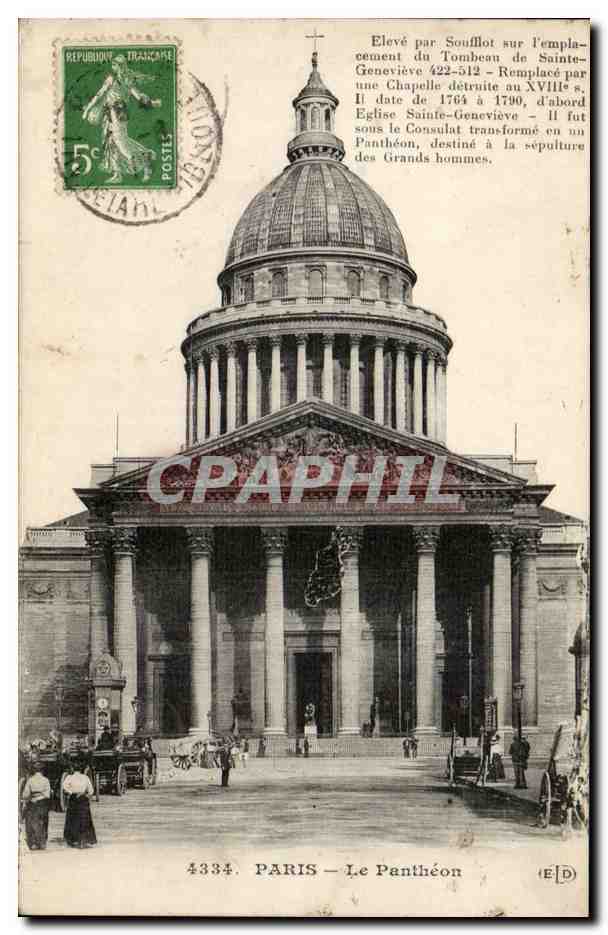 Paris CPA Le pantheon