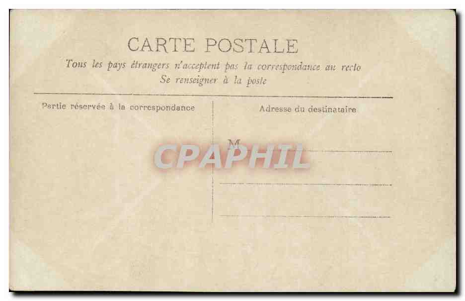 Paris CPA Musee Grevin Les catacombes Le mariage — Rückseite