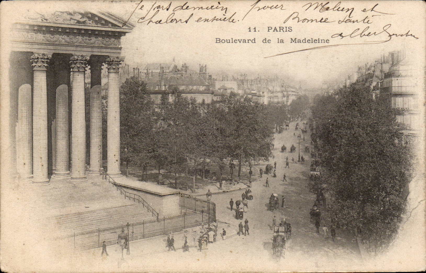 Paris CPA Boulevard de la Madeleine