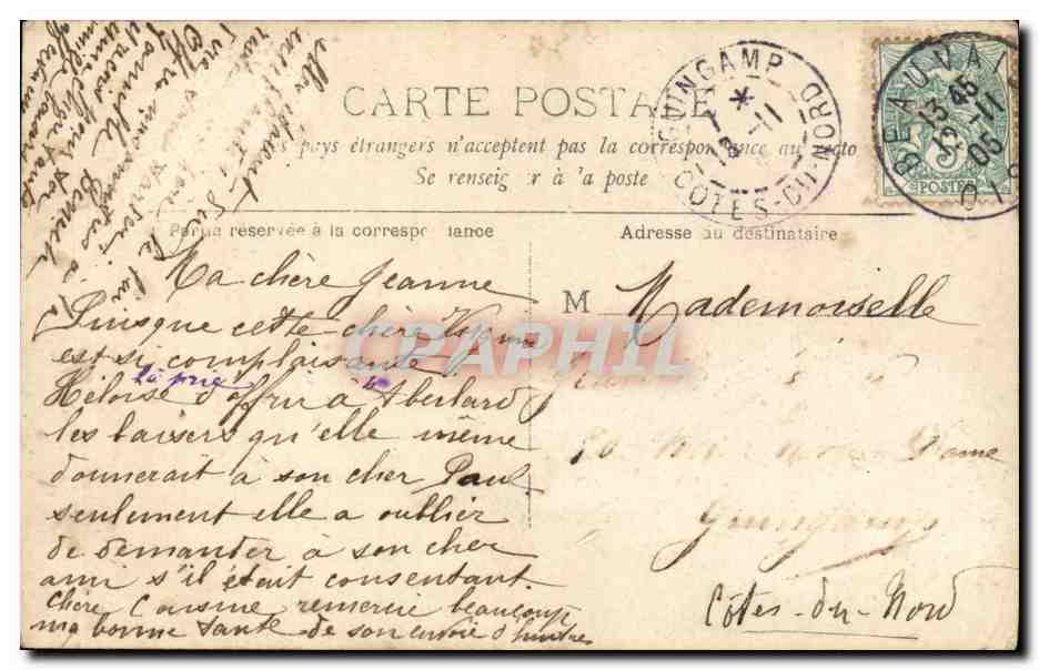 Sylvie — Porträt einer Frau in einem Rüschenkleid — S.I.P. Paris, Nr. 1282 — Rückseite