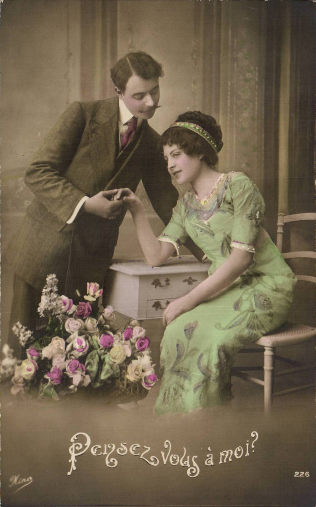 CPA Fantaisie Femme